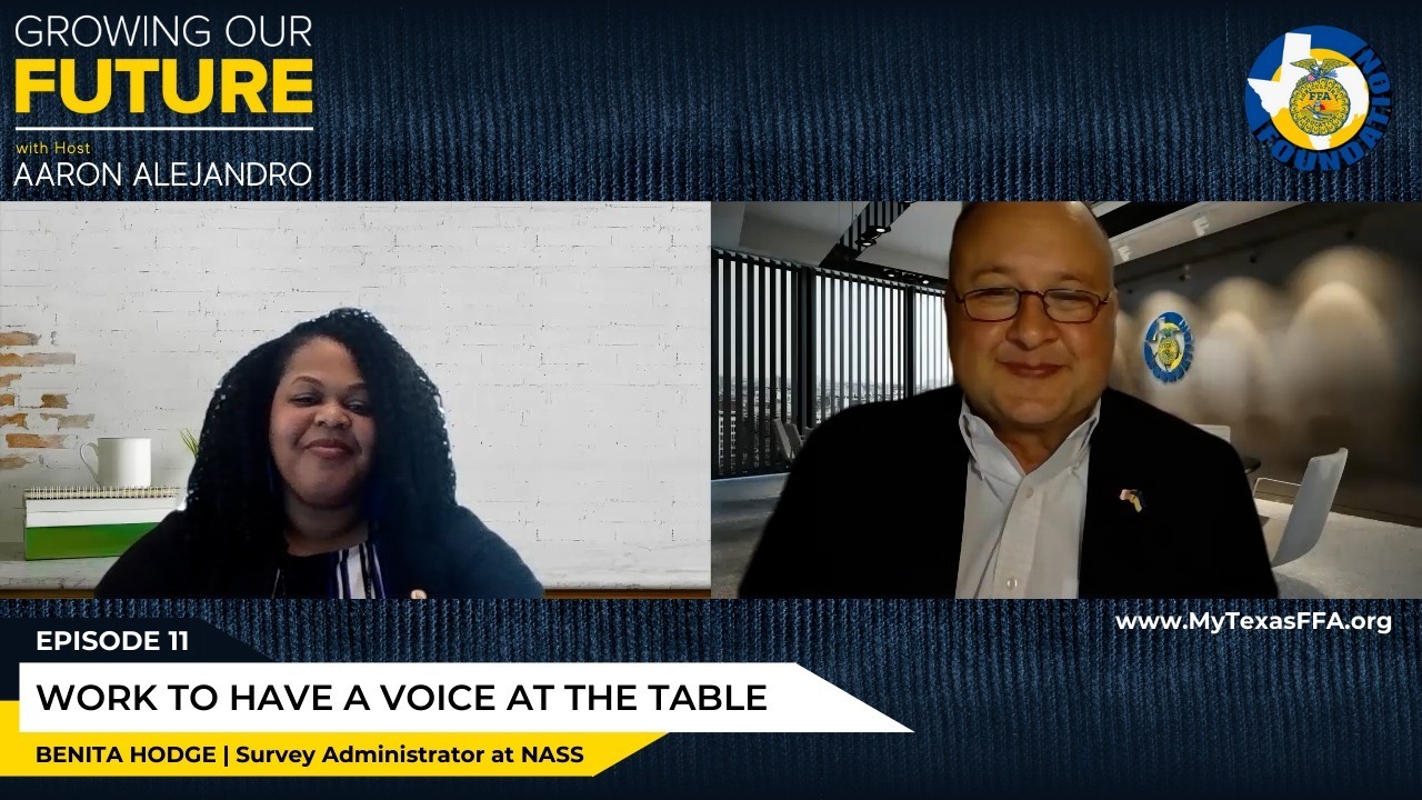 Benita Hodge Credits FFA with Launching Her Career On New Episode of Growing Our Future Podcast - Vimarsana News
