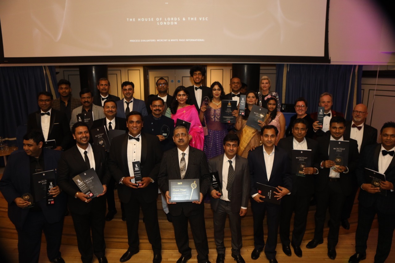 WCRCINT awards the World's Best Emerging Brands and Leaders at the Global Business Conclave in London - Vimarsana News