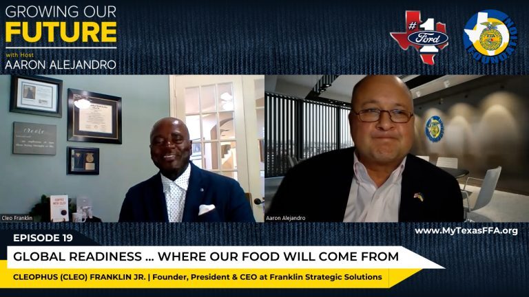 Photo of Cleo Franklin Jr., President and CEO of Franklin Strategic Solutions Interviewed on the Growing our Future Podcast