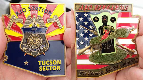 Photo of Spartan Coins Makes Arizona Shaped Challenge Coin For The Phoenix Regional Police Academy Class 559