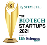Photo of R3 Stem Cell Named In Top 10 Biotech Startups of 2021 By Life Sciences Review