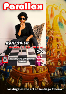Photo of Surrealist artist Santiago Ribeiro in Los Angeles, China, Moscow, Galiza in Spain and Portugal